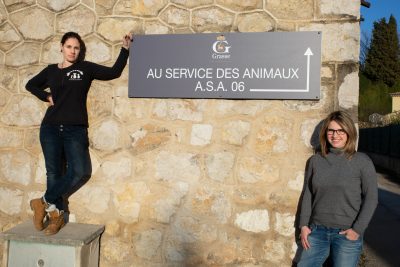 L'équipe de l'association Au Service des Animaux 06.